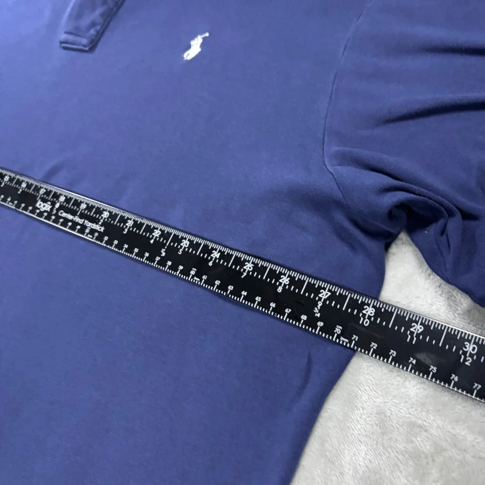 Polo Ralph Lauren Mens 2XB Navy Blue Short Sleeve Pony Logo Jersey Polo Shirt